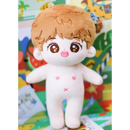 Cosmile New k-pop Zhu yilong star plush Doll Toy stuffed with dog clothes costume Be cute lovely cosplay cos new year Gift