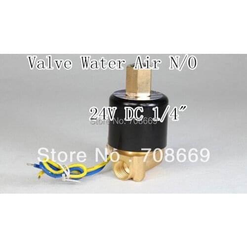 Electric Solenoid Valve Water Air N/O 12V DC 1/4" Normally Open Type