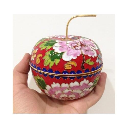 Chinese Beijing Authentic Cloisonne Decoration 4 inches
