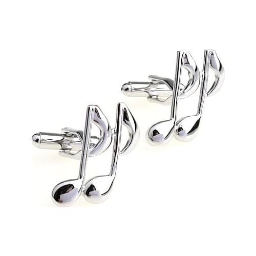 Factory Price Retail Shirt Cufflinks For Men Fashion Brass Copper Material Note Syllable Design Cuff Links Free Shipping