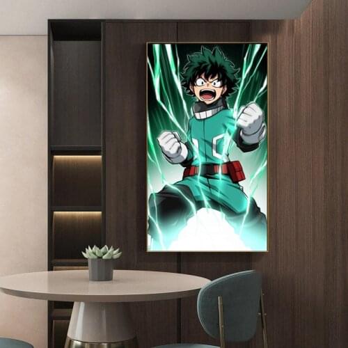 My Hero Academia Anime Art Prints Digital Illustration Anime Picture Poster Canvas Art Prints,20 x 28 Inches,No Frame