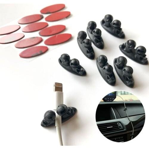 8pcs Car Wire Clip Stickers case for Audi Q3 Q5 Q5L Q7 Q8 A1 A3 S3 A4 A4L A6 A7 S6 S7 A8 S4 RS4 A5 S5 allroad Prologue