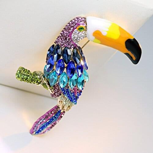 NAWEILY Bird Brooches For Clothes