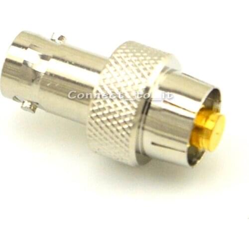 Nickel Plated BNC Female Gold Straight Connector RF Coax Adapter