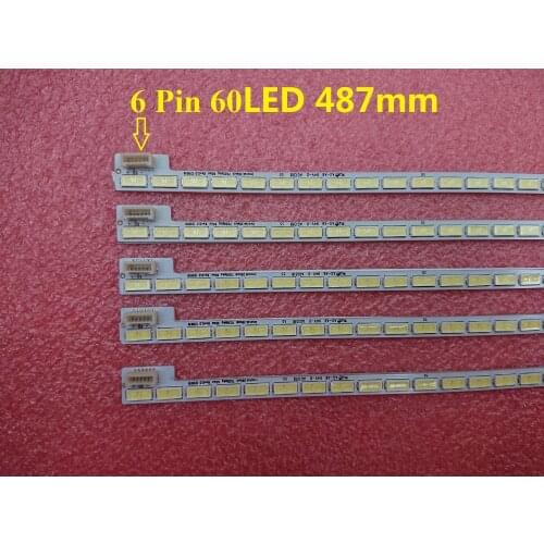 New 10 PCS/lot 60LED 487mm LED backlight strip bar for 39" TV LG Innotek 39inch 7030PKG 60ea T390HVN01.0 73.39T03.003-0-JS1