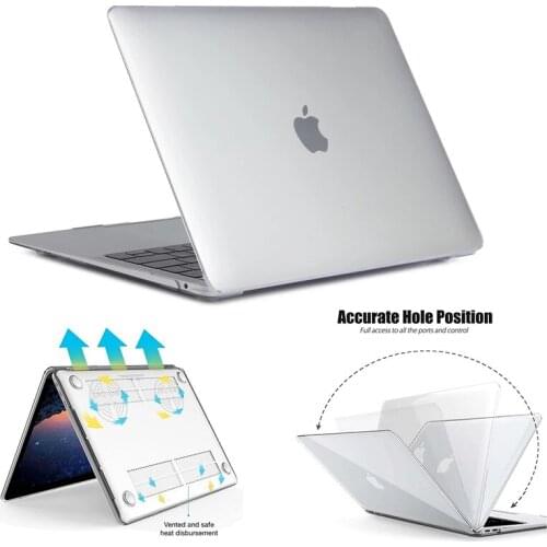 New Crystal Case For Apple Macbook Air Pro Retina M1 Chip 11 12 13 15 16 inch Slim Shell Cover For 2020 Pro13 A2338 A2289 A2179