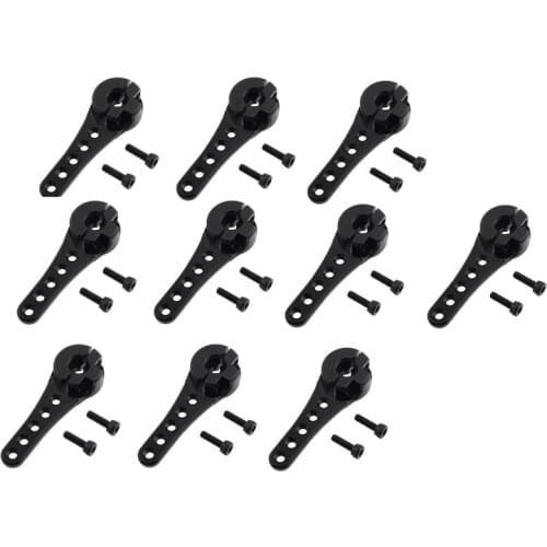 10Pcs/Batch RC Steering Steering Gear Horn Arm 25T Tooth Length 1/10 1/8 1/5 RC Hobby Car Truck Buggy Baja