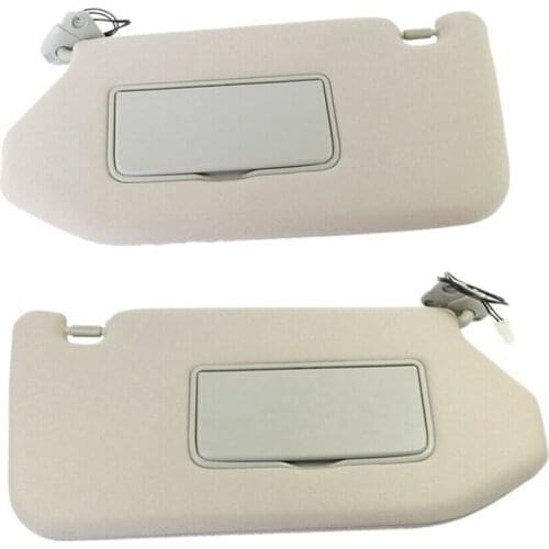 Pair Side Sun Visor for Nissan Pathfinder 2013-2018 Infiniti QX60 JX35 2014-2017 with Sunroof 96401-9PB0A 96400-9PB0A