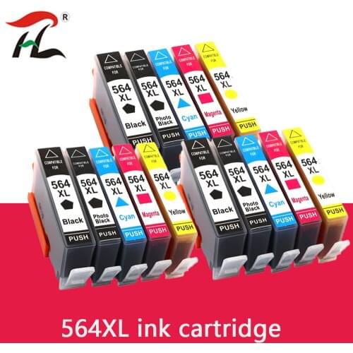Compatible 564 ink cartridge for hp 564XL for HP Photosmart 5510 5511 5512 5514 5515 5520 5525 6510 6512 6515 6520 7510 7515