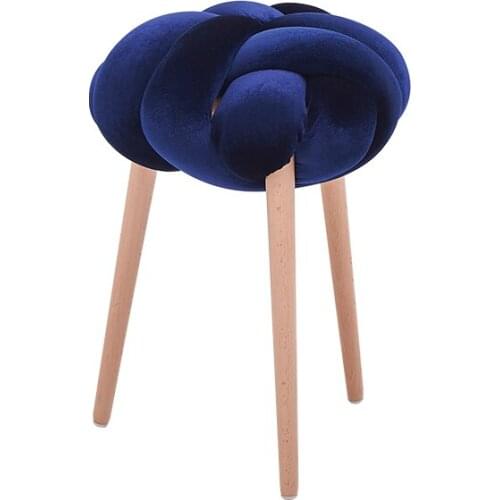 Nordic Living Room Stool Customized Ins Designer Makeup Home Stool Creative Dressing Stool Low Stool Sofa Hotel Triangle Ottoman