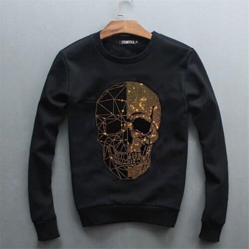 Sweatshirt Men Diamond design Hoodie Hip Hop Crewneck Sweatshirts Winter Autumn Design Brand Clothing