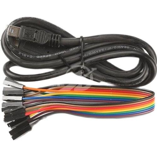 USB logic analyzer MCU FPGA debugging tool 24M sampling 8 channels