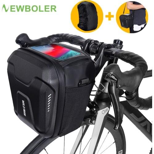 WILD MAN 3L Bicycle Bag Waterproof Front Tube Cycling Bag MTB Handlebar Bag Front Trunk Pannier Pack Camera Bag Bike Accessories