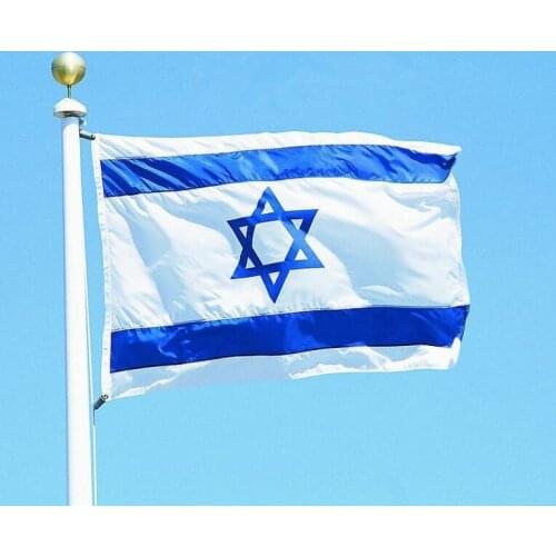3x5 FT Large Israel National Flag Polyester Home Decor Activity Festival Israeli Country Banner 90cmx150cm