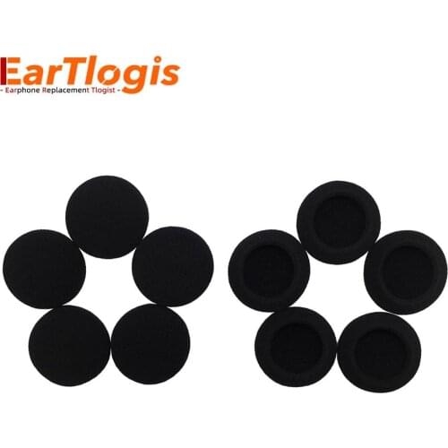 EarTlogis Sponge Replacement Ear Pads for Creative HQ140 HS400 HQ65 HQ 65 140 HS 400 Headset Parts Foam Cover Earbud Tip Pillow