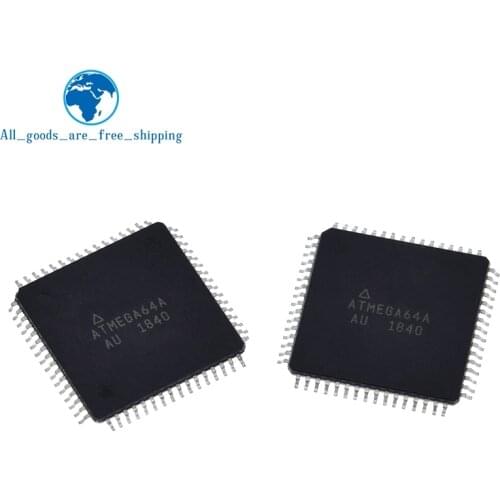 ATMEGA64A-AU QFP ATMEGA64A TQFP64 8-bit Microcontroller with 64K Bytes In-System Programmable Flash