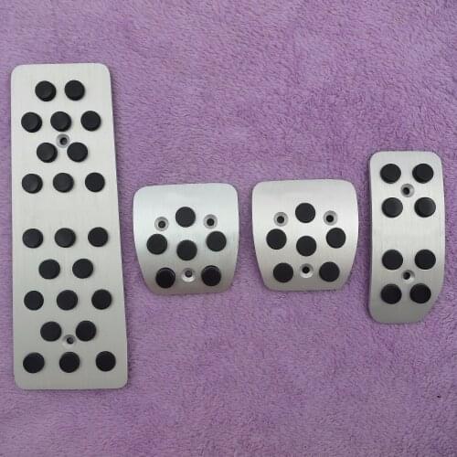 DEE Car Accessories For Range Rover Evoque Fuel Brake Foot Rest MT pedals Plate Non slip Accelerator pedal Pads Covers Styling