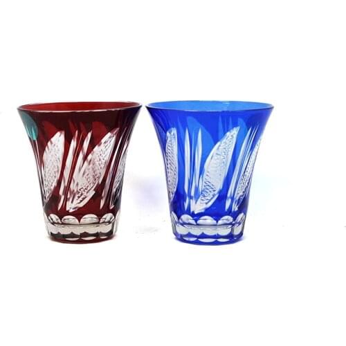Bohemian Czech Handmade High Quality Hand Cut To Clear Crystal Drinkware Whiskey Wine Glass For Bar Club 2 Order