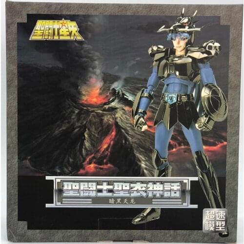 Overspeed Speeding model Saint Seiya black Dragon Shiryu Black Version Two Body Cloth Myth Metal Armor Action Figures