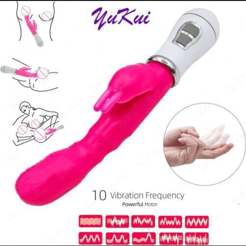 10 Speeds G Spot Vibrator for Women Vaginal massage Dildo Silicon Vibrators Clitoris Stimulator Plug anal Sex Toys for Adults 18