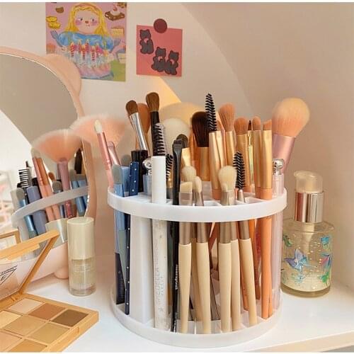 Creative Multifunction Pen Holder Cosmetic Brush Painting Brush Container Tabletop Sundry Storage Holder