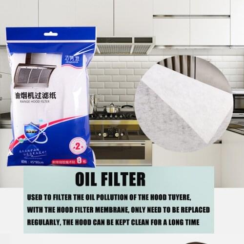 Kitchen Fume-Proof Stickers Range Hood Oil-Absorbing Paper Filter Oil-Proof Film Practical Delicate Convenient Durable