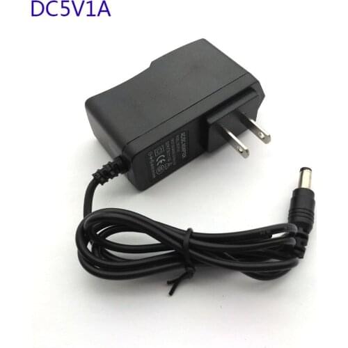 Best Quality 5V 1A Power Adapter 5V1A AC100-240V LED 5V1A Power Light DC 5.5*2.1 MM, Cost-effective