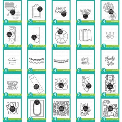 2021 AliliArts Metal Cutting Dies Tags & Letters diy Scrapbooking Photo Album Decorative Embossing PaperCard Crafts Die