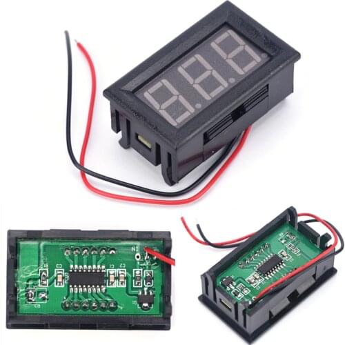 Mini voltmeter tester 3-Digital voltage test battery DC 0-30V red auto Car LW