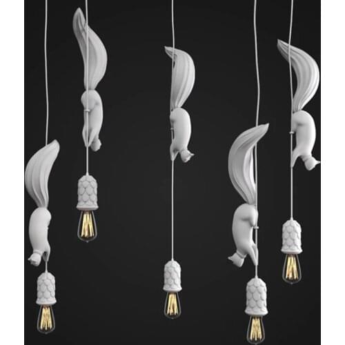 Kids room lighting pendant lamp lights children personality creative restaurant bedroom childrens room decoration animal lamps