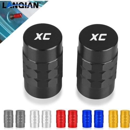 With Logo "XC" For 65XC 85XC 105XC 125XC 150XC 250XC 300XC 450XC 525XC Wheel Tire Air Aluminum Valve Valve stem caps Cover