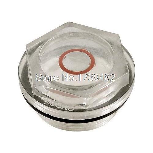 36mm Male Thread Diameter Air Compressor Oil Level Liquid Sight Glass
