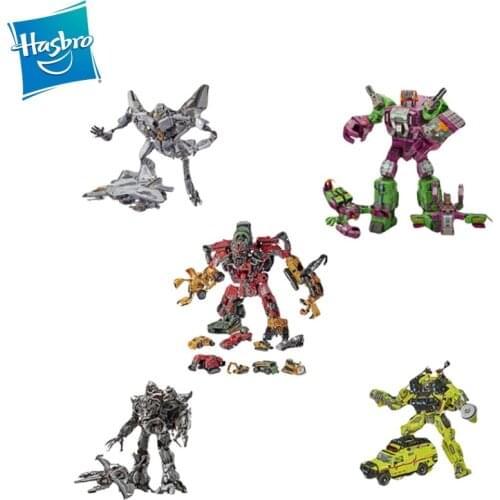 Hasbro Transformers Ratchet Starscream Megatron Devastator Boy Childrens Toys Hand-made Gift Desktop Ornaments Birthday Present