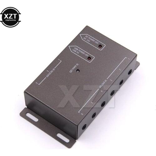 High Quality IR Infrared IR System Remote Control Extender Repeater Kit with 1 Receiver 6 Emitter