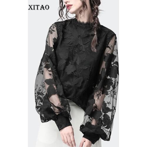 XITAO Openwork Blouses