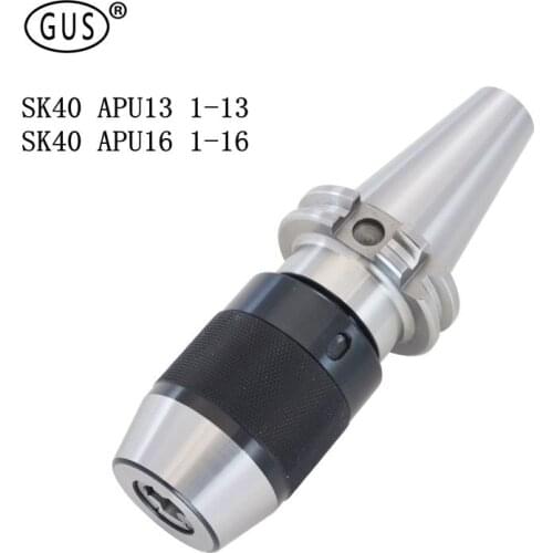 1PCS SK40 APU13 APU16 1-13 1-16 milling machine APU Tool Holder Self Tightening Drill Chuck For Machine Drilling Lathe