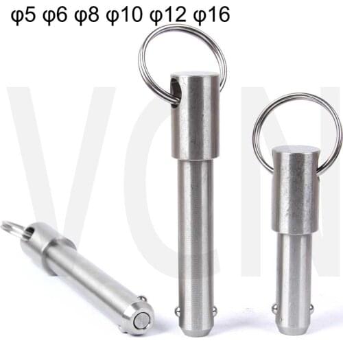 Quick Release pins,ball lock pins ,ring SELF LOCKING type,stainless steel,safe pin dia5/6/8/10/12/16mm,lgth 10~100 mm / in stock