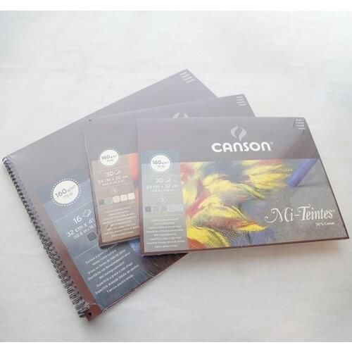 CANSON CANSON Mi-Teintes Color Powder Sketchbook Pastel Book 50% Cotton Crayon Watercolor Paper