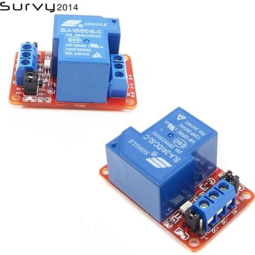 DC 5V 12V 24V 30A High Power 1-Channel Relay Module With Optocoupler H/L Level Triger for Arduino Mega AVR PIC diy electronics