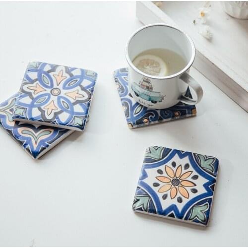 Decorative French Resin Cup Mat Heat Proof Mat