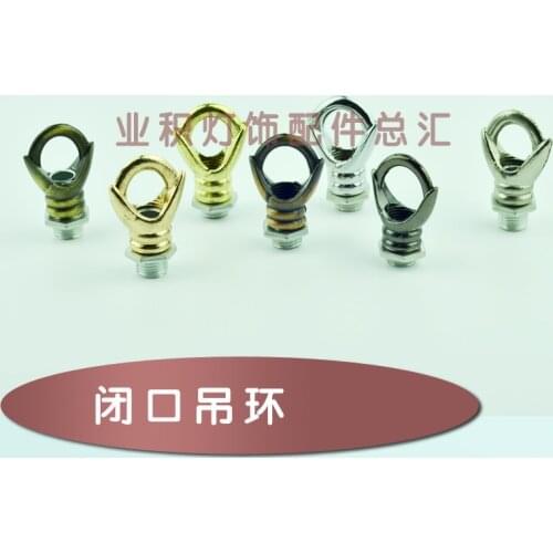 DIY Restaurant droplight Bar pendant Load bearing hook M10 closed hanging hook hanging rings Lighting accessories