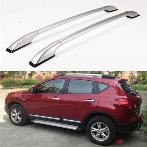 For Nissan Qashqai 2008-2017 Aluminium alloy Alloy Top Roof Side Rails Rack Cargo Luggage