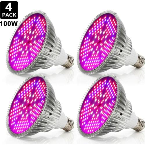 E27 100W Full Spectrum LED Grow Light Plant Phytolamp For Indoor Garden Greenhouse Plants Growing and Flowering----Limited Time