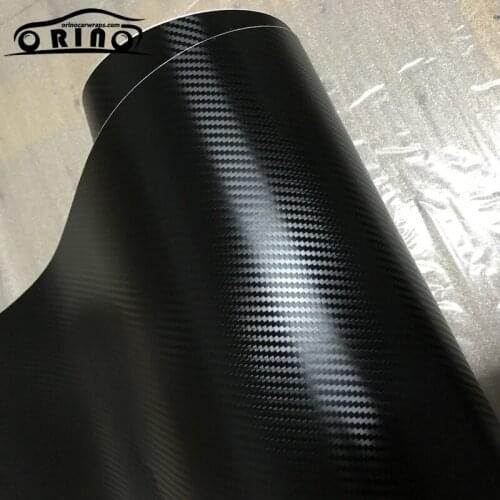 Glossy 3D Carbon Fiber Vinyl Wrap Car Sticker Film Air Free Vehicle Motorbike Body Sticker Decal Size 10/20/30/40/50CMX152CM
