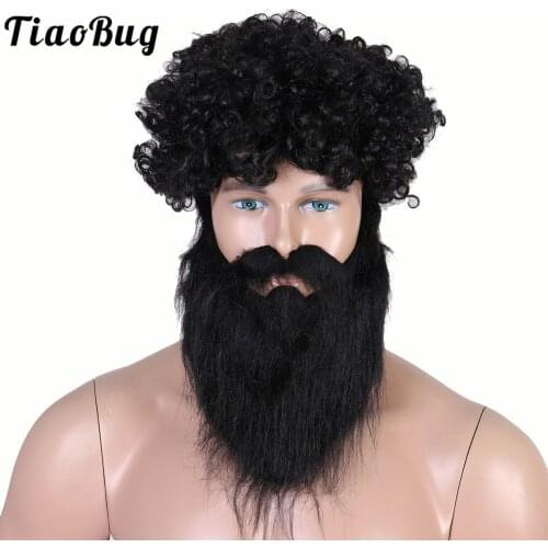Fake Beards Mustaches Christmas Halloween Funny Props Beard Adult Kid