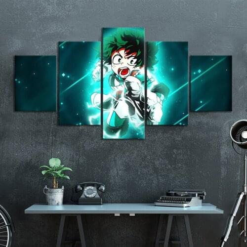 Canvas HD Prints Painting My Hero Academia Wall Art Poster Famous Anime Figure Modern Home Decor Modular Pictures Living Room