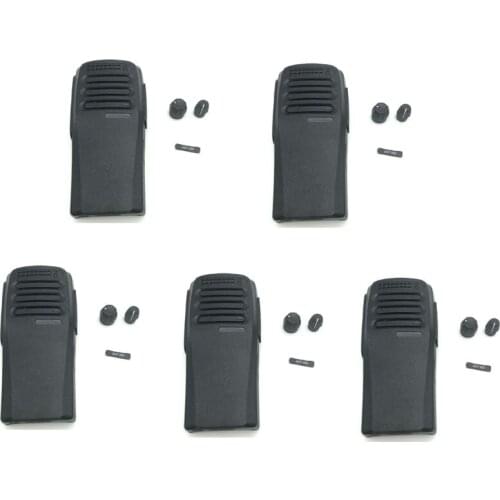 Lot 5 Set Front Cover Panel Case Housing Shell with Volume and Channel Knobs for Motorola DEP450 DP1400 XiR P3688 Walkie Talkie