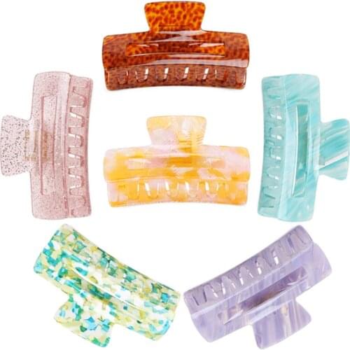 New Hair Claw Clip - Beauty Hair Accessories for Women Girls Cellulose Acetate Hair Ornament - Hair Jewelry for Thick Hair Tiara