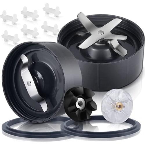 Blade Including Gear Gasket Shock Pad and Crochet Replacement Parts Fits for NutriBullet High-Speed 600W&900W Blenders
