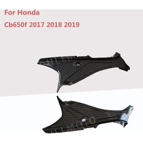 For Honda Cb650f 2017 2018 2019 Motorcycle Matte Black Unpainted Carbon Fibre Left and Right Side Covers Two Styles